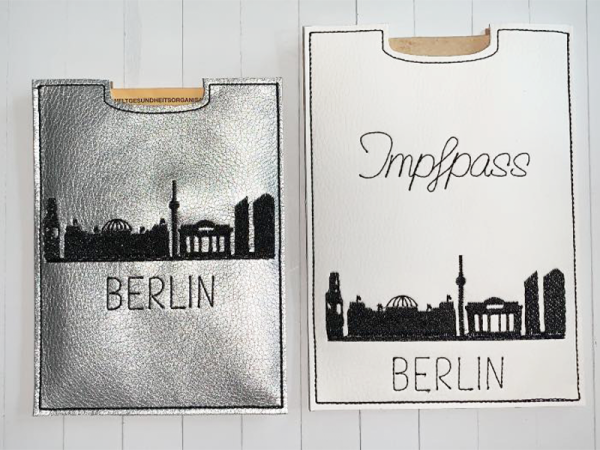 Impfpasshülle Berlin - ITH-Stickdatei